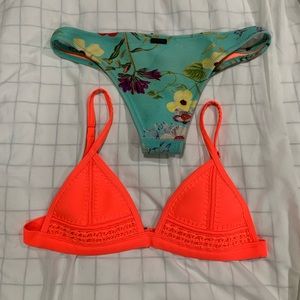 Triangl floral swimsuit